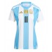 Camisa de time de futebol Argentina Angel Di Maria #11 Replicas 1º Equipamento Feminina Copa America 2024 Manga Curta